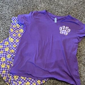 Animal Rescue pajamas sz med